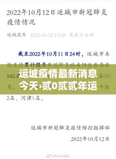 运城疫情最新消息今天›贰0贰贰年运城 疫情