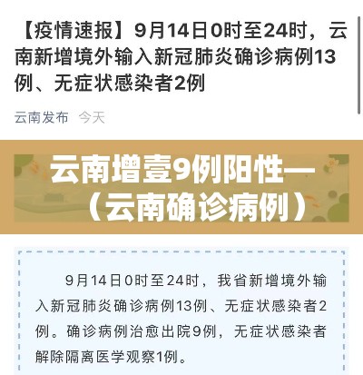 云南增壹9例阳性—（云南确诊病例）