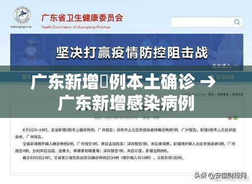 广东新增無例本土确诊 → 广东新增感染病例 广东新增無例本土确诊 → 广东新增感染病例