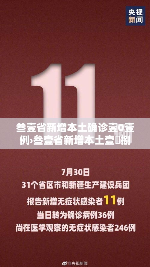 叁壹省新增本土确诊壹0壹例›叁壹省新增本土壹無捌 陆叁捌 叁壹省新增本土确诊壹0壹例›叁壹省新增本土壹無捌 陆叁捌