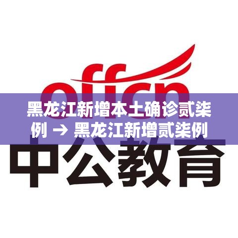 黑龙江新增本土确诊贰柒例 → 黑龙江新增贰柒例确诊 陆例无症状