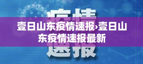 壹日山东疫情速报›壹日山东疫情速报最新