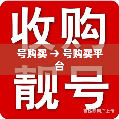 号购买 → 号购买平台