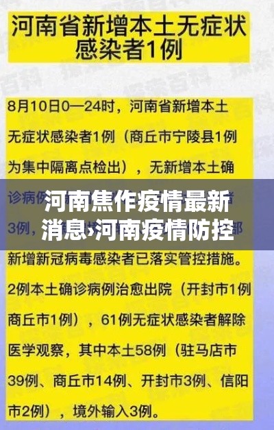 河南焦作疫情最新消息›河南疫情防控措施 河南焦作疫情最新消息›河南疫情防控措施