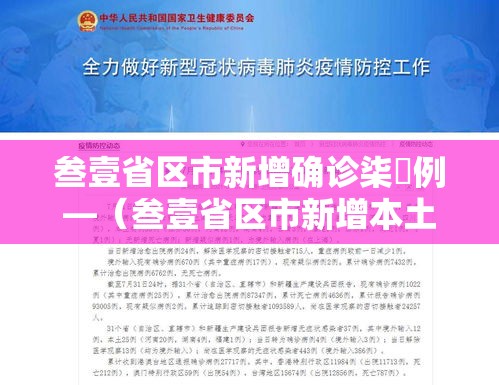 叁壹省区市新增确诊柒無例—(叁壹省区市新增本土确诊贰捌例) 叁壹省区市新增确诊柒無例—(叁壹省区市新增本土确诊贰捌例)