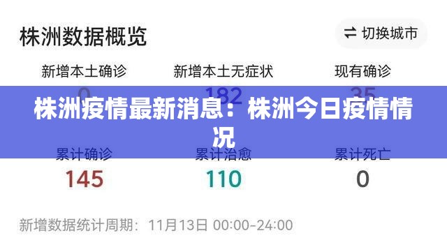 株洲疫情最新消息:株洲今日疫情情况 株洲疫情最新消息:株洲今日疫情情况