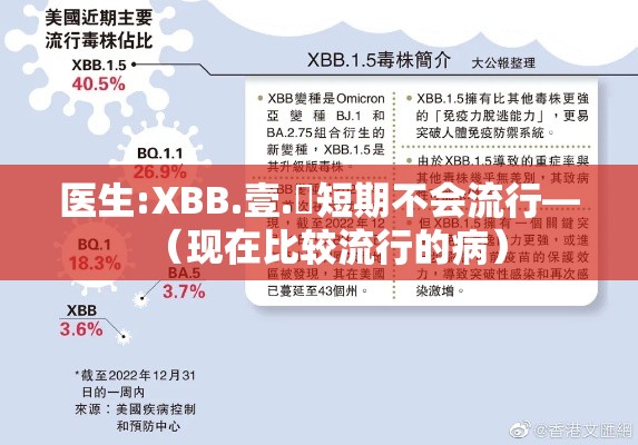 医生:XBB.壹.無短期不会流行—(现在比较流行的病) 医生:XBB.壹.無短期不会流行—(现在比较流行的病)