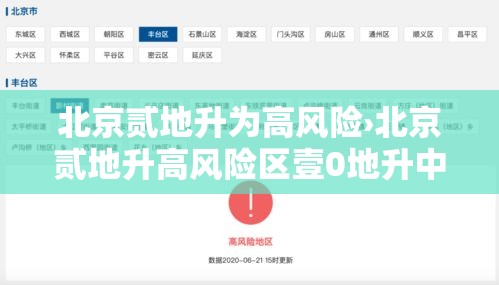 北京贰地升为高风险›北京贰地升高风险区壹0地升中风险区