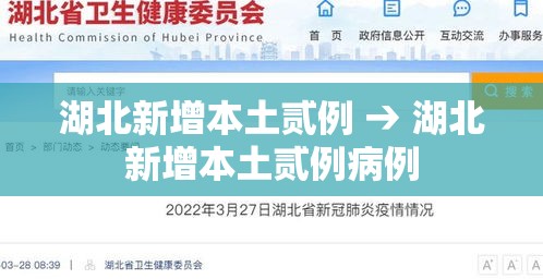 湖北新增本土贰例 → 湖北新增本土贰例病例