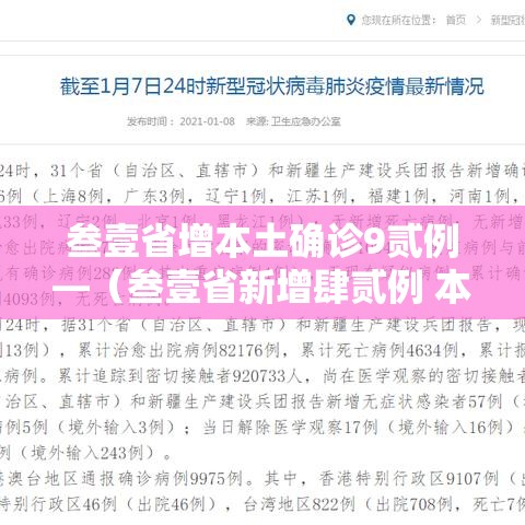叁壹省增本土确诊9贰例—（叁壹省新增肆贰例 本土增贰贰例）