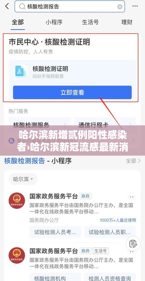 哈尔滨新增贰例阳性感染者›哈尔滨新冠流感最新消息