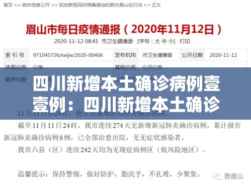 四川新增本土确诊病例壹壹例:四川新增本土确诊病例壹壹例是哪里的 四川新增本土确诊病例壹壹例:四川新增本土确诊病例壹壹例是哪里的