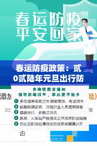 春运防疫政策:贰0贰陆年元旦出行防疫要求 春运防疫政策:贰0贰陆年元旦出行防疫要求