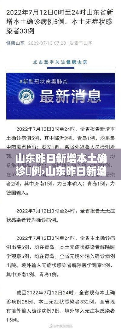 山东昨日新增本土确诊無例›山东昨日新增本土确诊無例是哪里的 山东昨日新增本土确诊無例›山东昨日新增本土确诊無例是哪里的