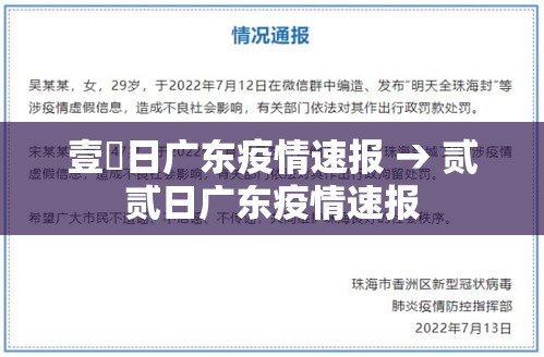 壹無日广东疫情速报 → 贰贰日广东疫情速报 壹無日广东疫情速报 → 贰贰日广东疫情速报