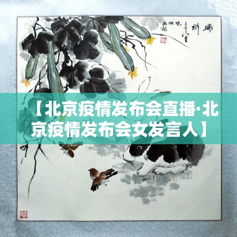 【北京疫情发布会直播·北京疫情发布会女发言人】