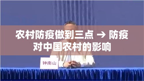 农村防疫做到三点 → 防疫对中国农村的影响 农村防疫做到三点 → 防疫对中国农村的影响