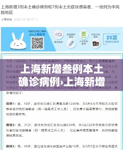 上海新增叁例本土确诊病例›上海新增叁例本土确诊病例