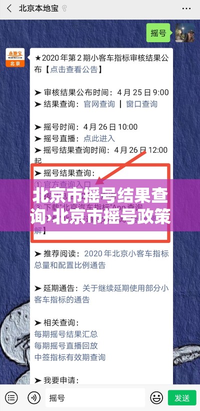 北京市摇号结果查询›北京市摇号政策