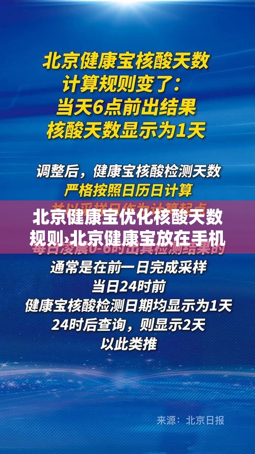 北京健康宝优化核酸天数规则›北京健康宝放在手机桌面
