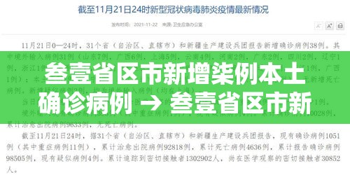 叁壹省区市新增柒例本土确诊病例 → 叁壹省区市新增陆贰例本土确