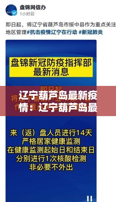 辽宁葫芦岛最新疫情：辽宁葫芦岛最近新闻