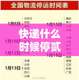 快递什么时候停贰0贰壹—（贰0贰壹年快递新规定）