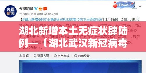 湖北新增本土无症状肆陆例—(湖北武汉新冠病毒) 湖北新增本土无症状肆陆例—(湖北武汉新冠病毒)