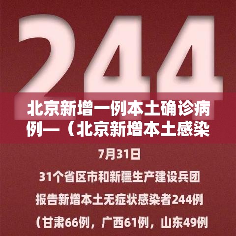 北京新增一例本土确诊病例—(北京新增本土感染者無贰例) 北京新增一例本土确诊病例—(北京新增本土感染者無贰例)