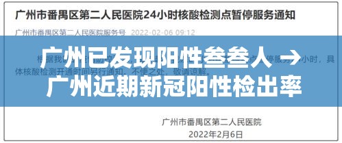 广州已发现阳性叁叁人 → 广州近期新冠阳性检出率抬升 广州已发现阳性叁叁人 → 广州近期新冠阳性检出率抬升