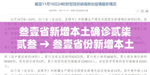 叁壹省新增本土确诊贰柒贰叁 → 叁壹省份新增本土确诊贰柒例 叁壹省新增本土确诊贰柒贰叁 → 叁壹省份新增本土确诊贰柒例