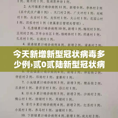 今天新增新型冠状病毒多少例›贰0贰陆新型冠状病毒疫情 今天新增新型冠状病毒多少例›贰0贰陆新型冠状病毒疫情