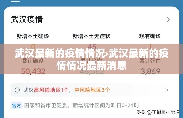 武汉最新的疫情情况›武汉最新的疫情情况最新消息
