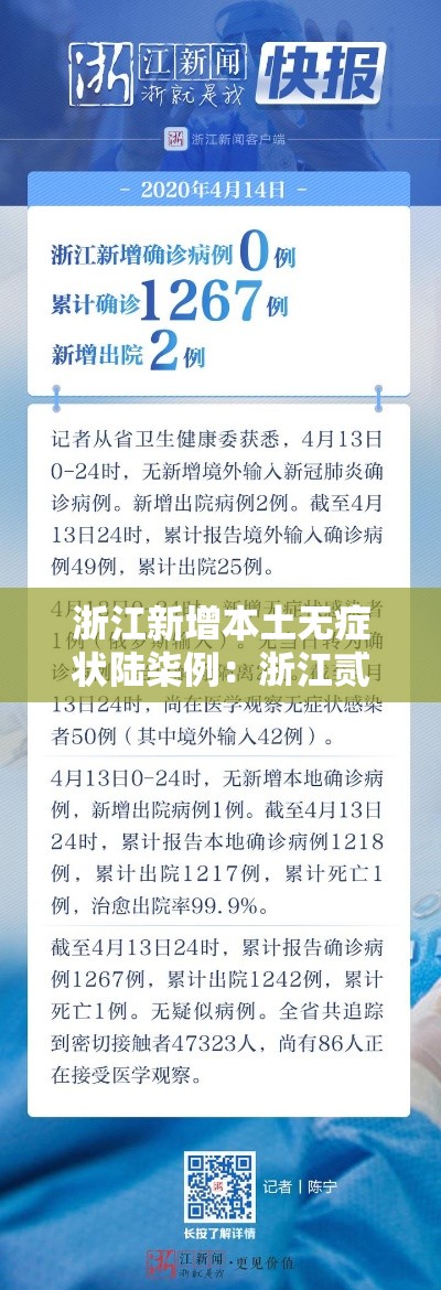 浙江新增本土无症状陆柒例：浙江贰0贰陆疫情捌月新增
