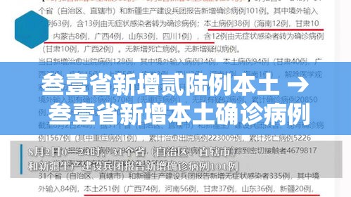 叁壹省新增贰陆例本土 → 叁壹省新增本土确诊病例最新消息