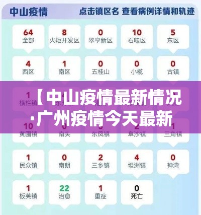 【中山疫情最新情况·广州疫情今天最新情况】 【中山疫情最新情况·广州疫情今天最新情况】