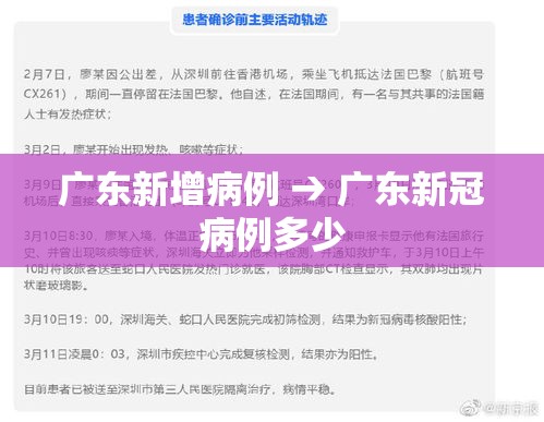 广东新增病例 → 广东新冠病例多少 广东新增病例 → 广东新冠病例多少
