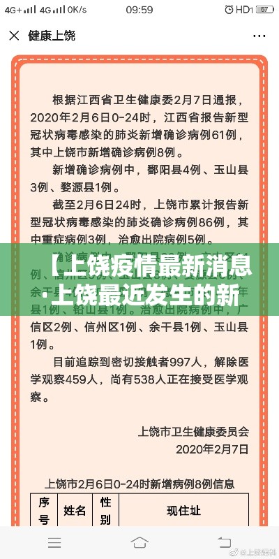 【上饶疫情最新消息·上饶最近发生的新闻】