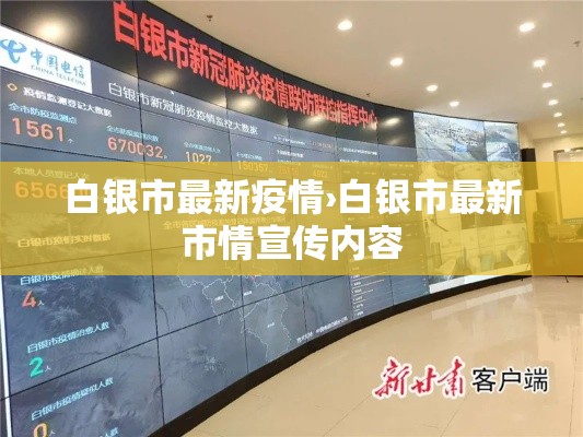 白银市最新疫情›白银市最新市情宣传内容
