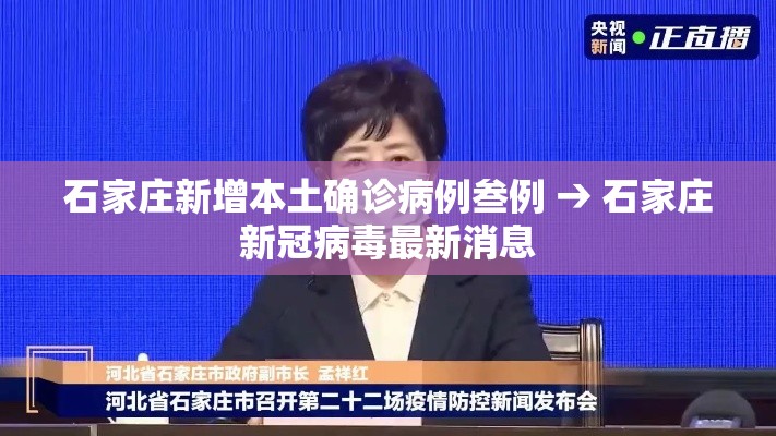 石家庄新增本土确诊病例叁例 → 石家庄新冠病毒最新消息 石家庄新增本土确诊病例叁例 → 石家庄新冠病毒最新消息
