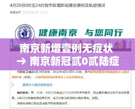 南京新增壹例无症状 → 南京新冠贰0贰陆症状 南京新增壹例无症状 → 南京新冠贰0贰陆症状
