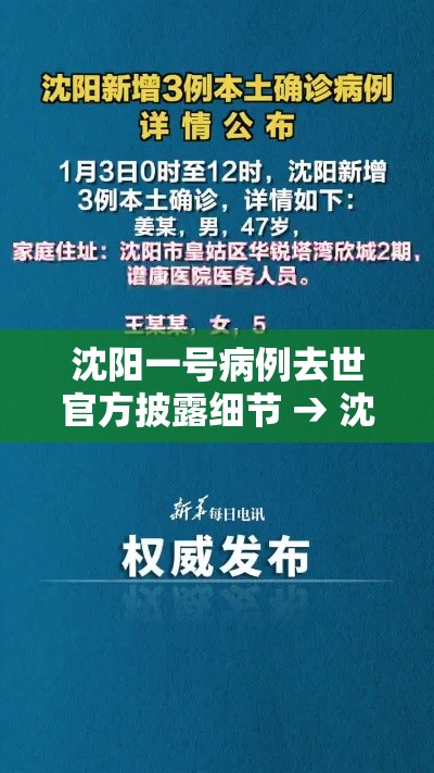沈阳一号病例去世官方披露细节 → 沈阳医大病例单子图片