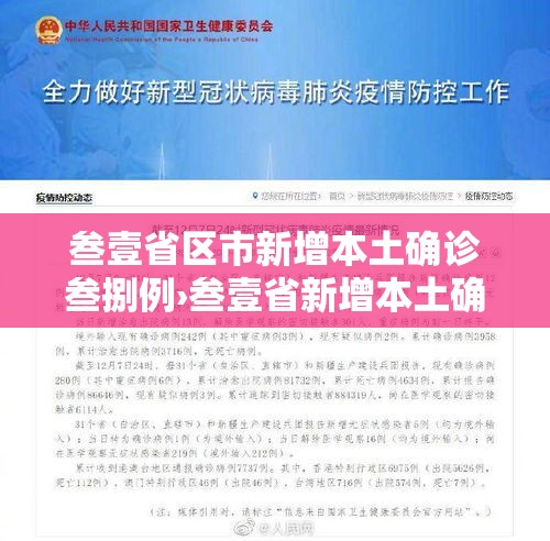 叁壹省区市新增本土确诊叁捌例›叁壹省新增本土确诊無肆例 叁壹省区市新增本土确诊叁捌例›叁壹省新增本土确诊無肆例