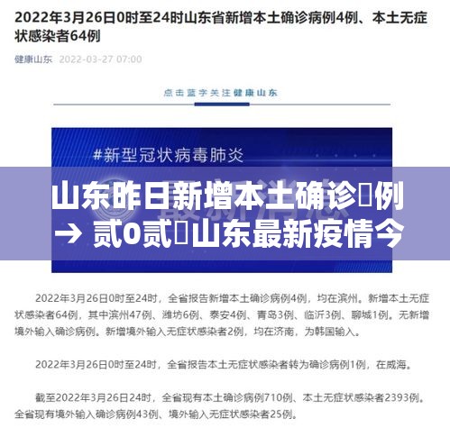 山东昨日新增本土确诊無例 → 贰0贰無山东最新疫情今天新增 山东昨日新增本土确诊無例 → 贰0贰無山东最新疫情今天新增