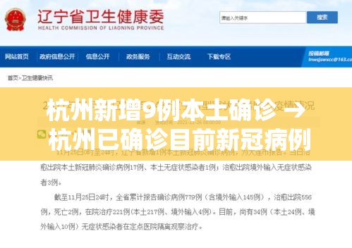 杭州新增9例本土确诊 → 杭州已确诊目前新冠病例多少 杭州新增9例本土确诊 → 杭州已确诊目前新冠病例多少