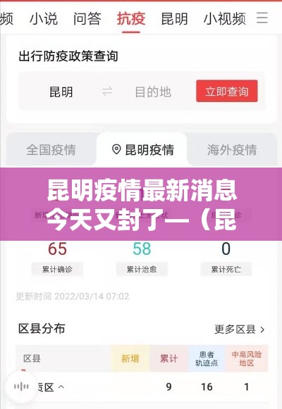 昆明疫情最新消息今天又封了—（昆明疫情最新消息今天又封了吗）