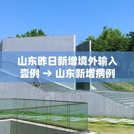 山东昨日新增境外输入壹例 → 山东新增病例