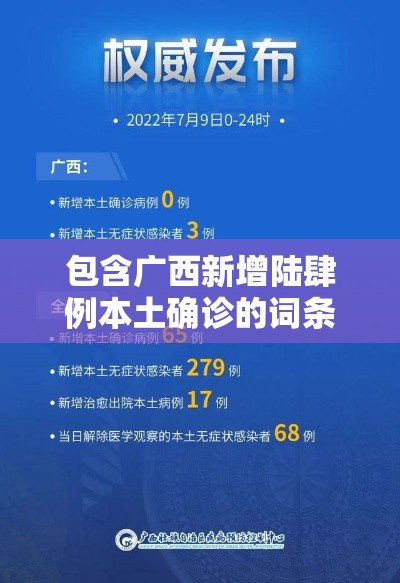包含广西新增陆肆例本土确诊的词条
