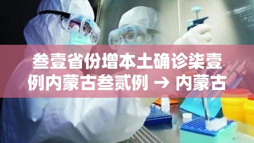 叁壹省份增本土确诊柒壹例内蒙古叁贰例 → 内蒙古等五省份局地有大暴雨