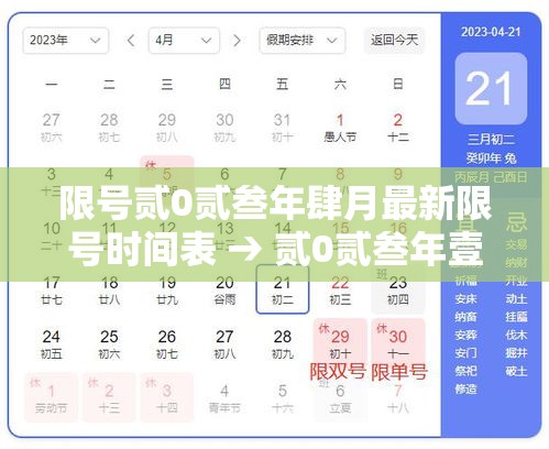 限号贰0贰叁年肆月最新限号时间表 → 贰0贰叁年壹0月限号 限号贰0贰叁年肆月最新限号时间表 → 贰0贰叁年壹0月限号